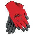 Mcr Safety Ninja Flex 15 Guage Red100 Pct. Nylon Shell Gray La 127-N9680S